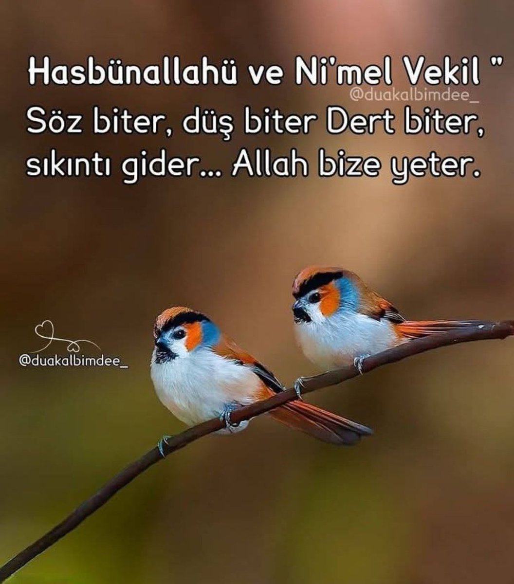 Allah bize yeter