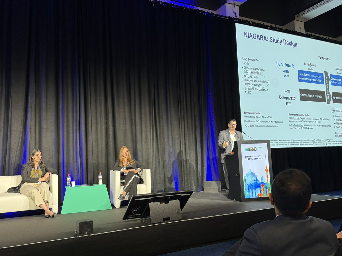 ⏰Happening now!

Great line-up ahead in Hall 7.1c at #ESMO25 

“Optimising management of localised bladder cancer” moderated by <a href="/ReginaBarCar/">Regina Barragan-Carrillo</a> &amp; <a href="/karima_oualla/">Karima Oualla, MD,MSc</a>

<a href="/OncoAlert/">OncoAlert</a> <a href="/OncLive/">OncLive.com</a>