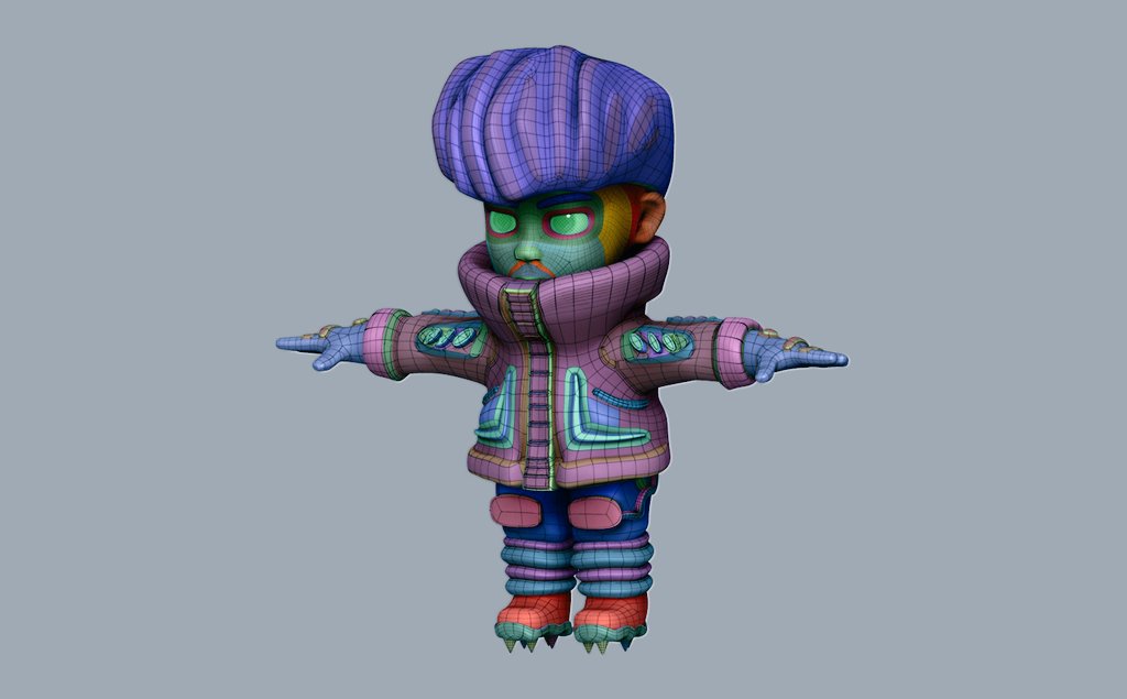 Big brother is more or less ready 💪🏻#indiegame #3dart #Zbrush #gamedev #topdown #steamdeck