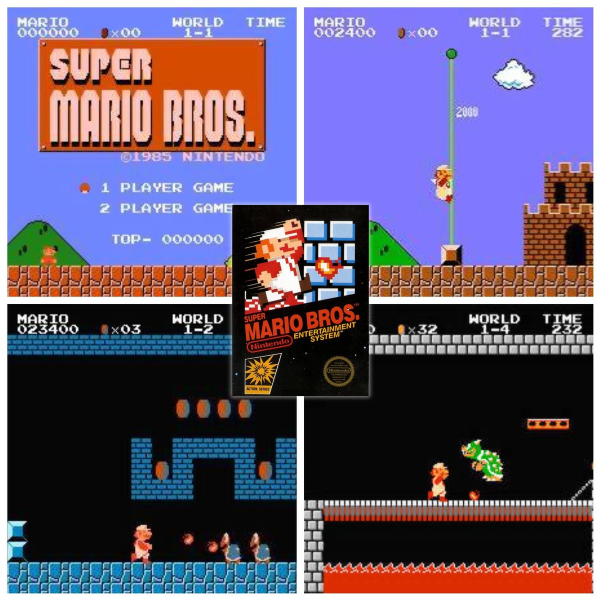 Super Mario Bros. released 40 years ago today on Nintendo Entertainment System!
