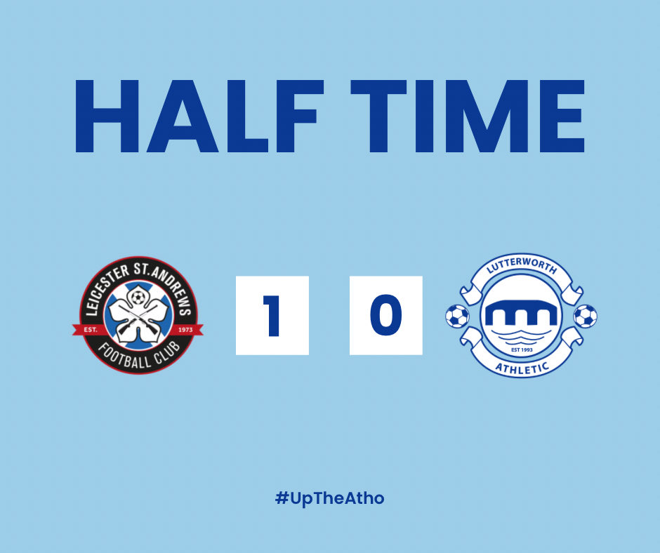 LUTTERWORTH ATHLETIC FC (@lutterworthafc) on Twitter photo HALF TIME | <a href="/Standrewsbar/">Leicester St Andrews FC</a> 1-0 Atho
The visitors with the narrow lead as Atho grew into the half with decent chances.
<a href="/MidlandLeague/">Capelli Sport Midland Football League</a> | #UpTheAtho HALF TIME | <a href="/Standrewsbar/">Leicester St Andrews FC</a> 1-0 Atho
The visitors with the narrow lead as Atho grew into the half with decent chances.
<a href="/MidlandLeague/">Capelli Sport Midland Football League</a> | #UpTheAtho