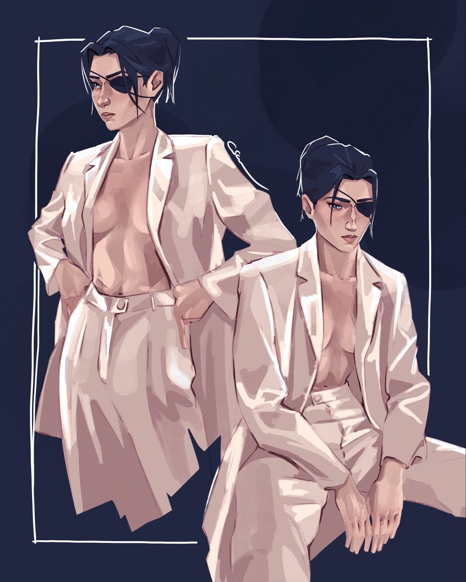 For the people that asked for both versions - rejoice :D
#suitsaturday