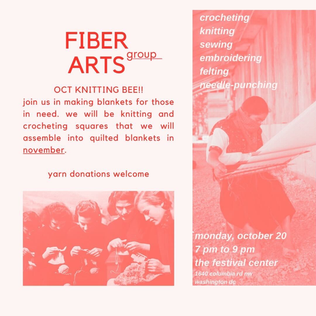 mdc_dsa's tweet image. This coming Monday, October 20th, join the MDC Fiber Arts Group for the third and final knitting bee of the year, the last event when we will knit/crochet squares for quilted blankets to donate!
📅 Monday, Oct 20
⏰ 7 - 9PM
📍 The Festival Center
RSVP: actionnetwork.org/events/fiber-a…