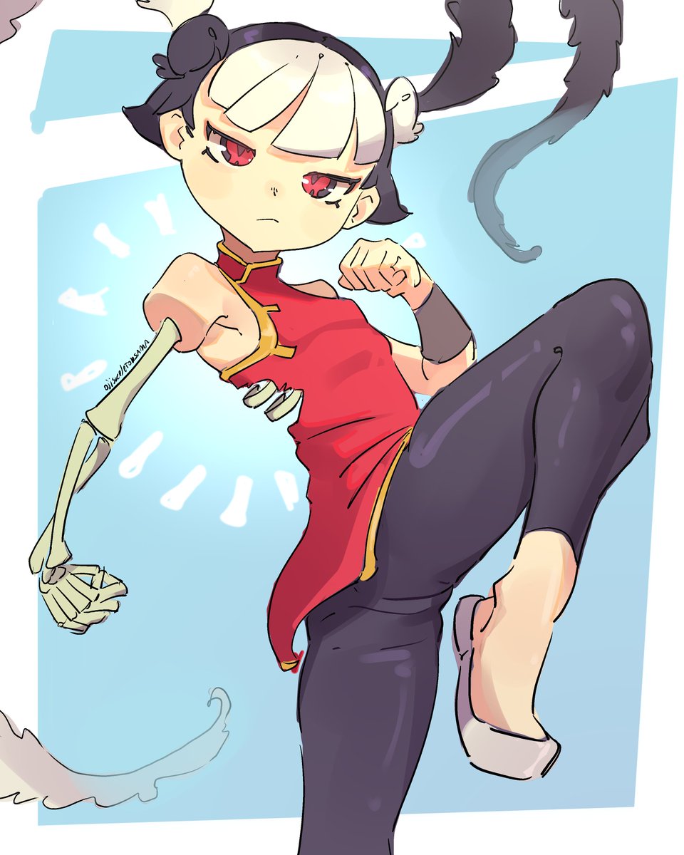 What do you think she wished for ?
#スカルガ版深夜の真剣お絵描き60分一本勝負 #Skullgirls1HourDrawing