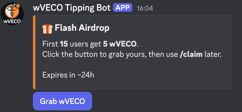 Join our discord channel and get some free wVECO!
discord.com/invite/ScdTRbh…
#Airdrops #AirdropCrypto #AirdropHunting #faucet #FreeCrypto