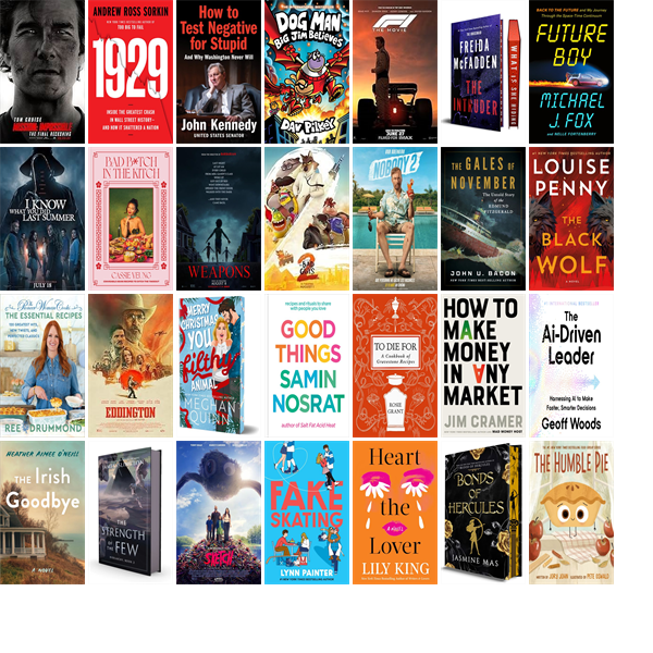 This week the Denton Public Library has 417 new books, 24 new movies, and one new music CD.  New items include Mission, Under Siege, 1929, The Life of a Showgirl, The Fantastic Four, How to Test Negative for Stupid, Dog Man 14, F1, and The Intruder. wowbrary.org/nu.aspx?p=2047…