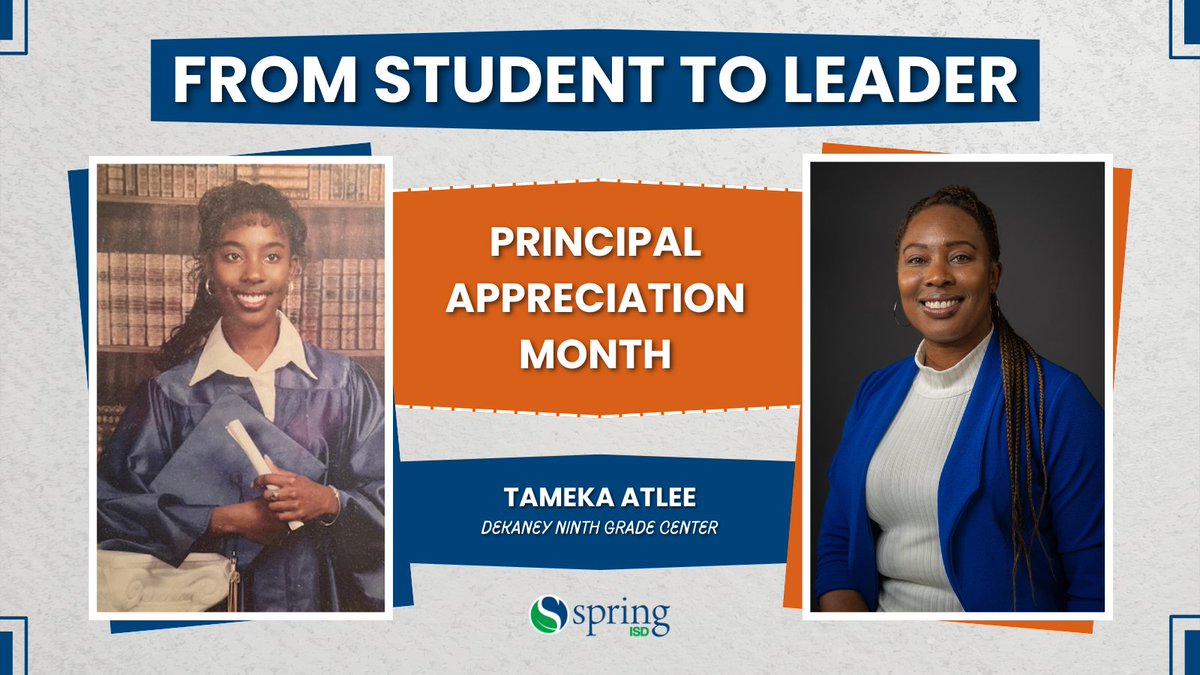 SpringISD's tweet image. Today, we celebrate Dekaney NGC Principal Tameka Atlee. Life advice for students: “Every choice you make opens or closes doors—stay focused, think long-term, and remember the world needs your gifts.” We’re grateful for your leadership in Spring ISD. @Dekaneywildcat @SISD_CoA