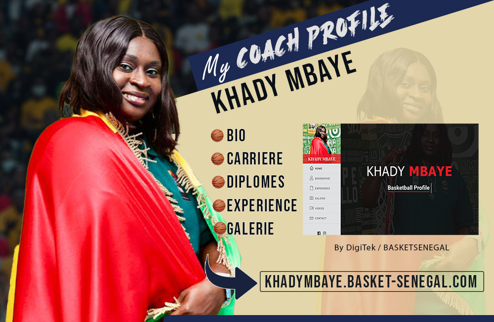 Basket_Senegal's tweet photo. Les Profiles, c'est aussi pour les entraineurs !
Coach Khady Mbaye🇬🇳 présente sont #CoachProfile 📈🏀
▶️ https://t.co/a7OujOSKNP
📢N'attentez plus... réservez vite au :
📞(+221) 77 575 01 68
(+221) 78 608 46 74
#Basketsenegal #digitek #playerprofile https://t.co/FLwbu6gKW2