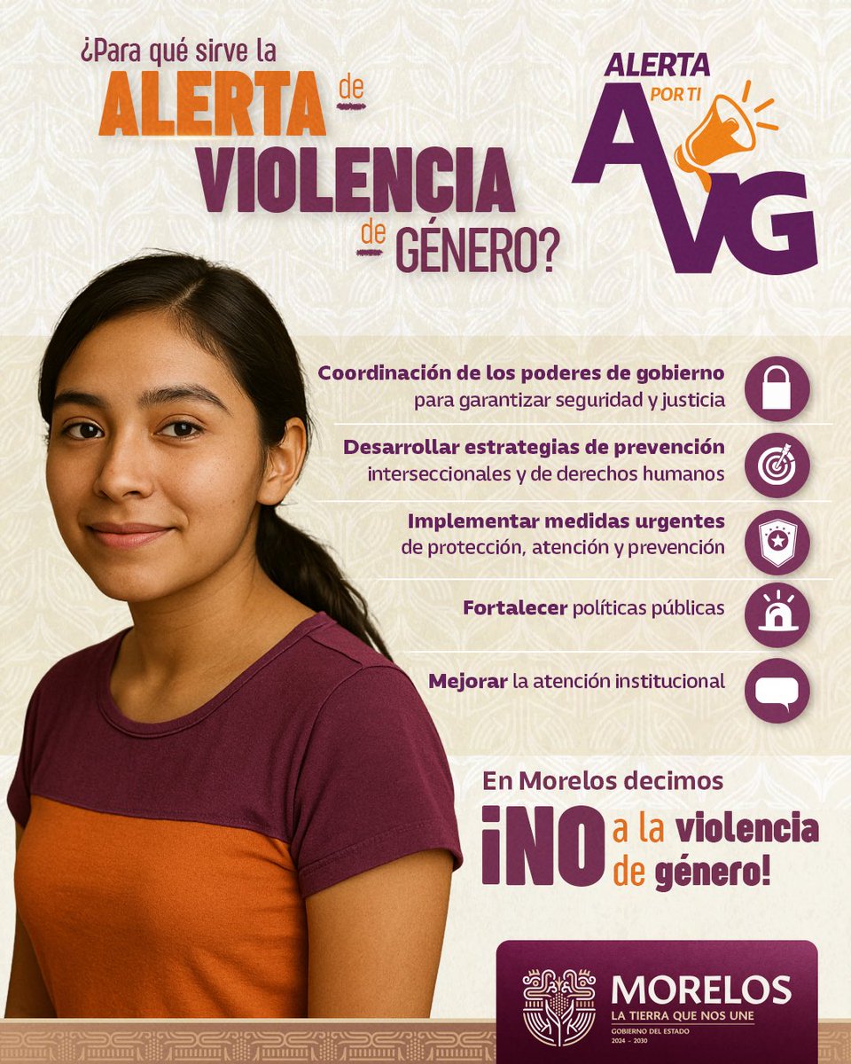 En Morelos trabajamos unidas y unidos para erradicar la violencia de género y garantizar a las mujeres una vida libre y segura.

#LaTierraQueNosUne