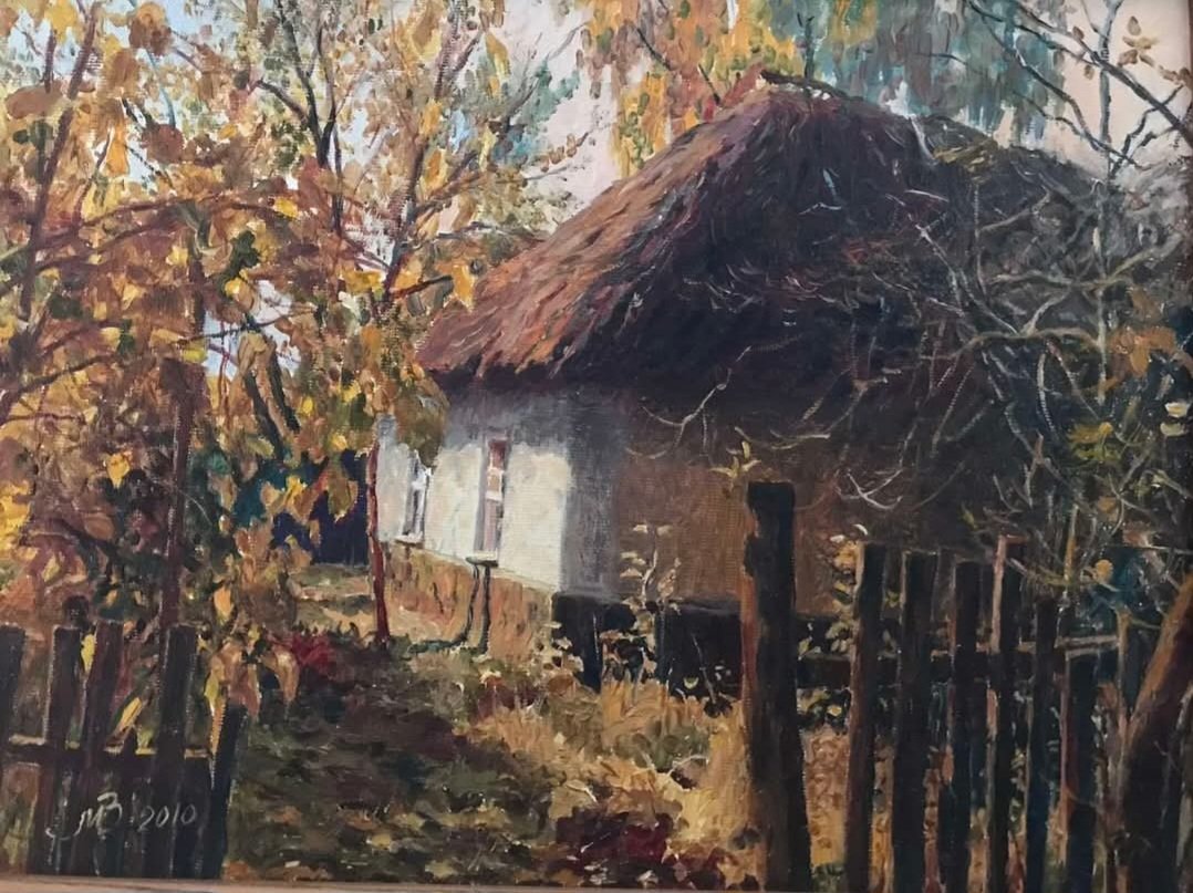 Трошки спокою вам в стрічку.💙💛
Художник Володимир Мірошниченко.
" Осінь у селі Піски."