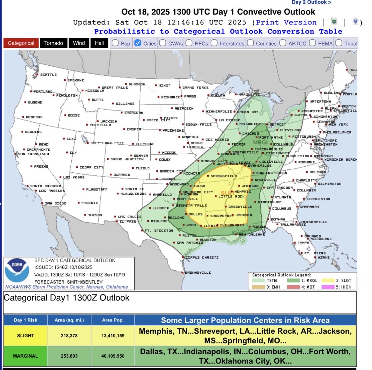 Today &amp; tonight, areas in and near the yellow could see severe storms, including damaging straight line winds and maybe some tornadoes. Have multiple ways to get warnings, including America’s Official Federal Warning System: NOAA Weather Radio. It works when other things don’t.