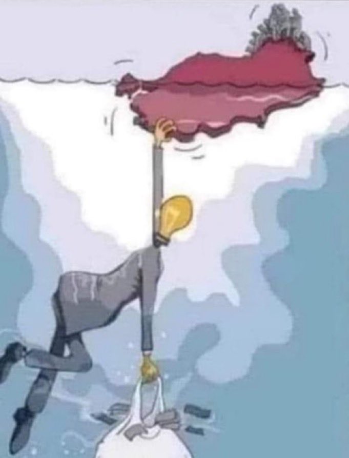 Fransız basınında çıkan bir karikatür..