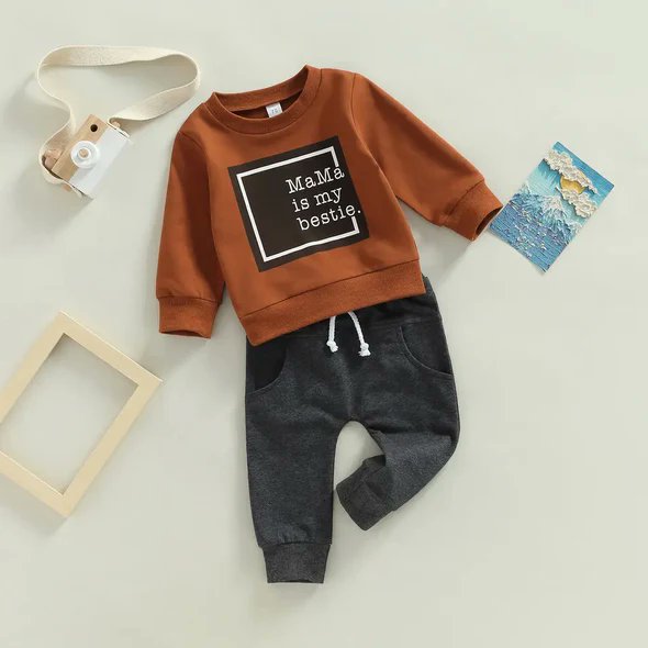 mydevplug's tweet image. Soft. Stylish. Adorable. ๐
The MAMA 2pc Toddler Boys Set keeps your little one comfy & cute all day long โ only $25!
๐ Shop now ๐ bubblekidscompany.com/products/mama-โฆ
#ToddlerStyle #BubbleKidsCompany