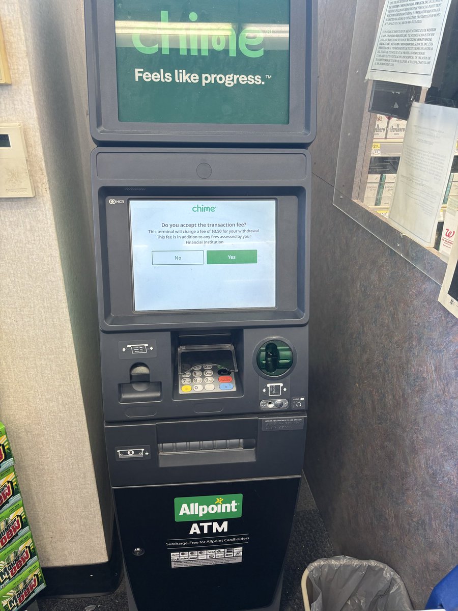 slycer2002's tweet image. Hey, @CashApp . I thought @Allpoint ATMs were supposed to be fee free for withdrawals? My son just got charged! What gives?!?