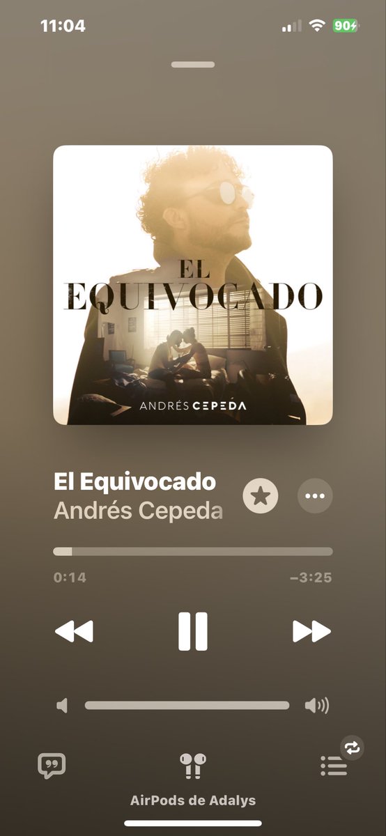 Mañanita oyendo a uno de los grandes y mejor artistas del planeta 🌎 <a href="/andrescepeda/">Andrés Cepeda</a>