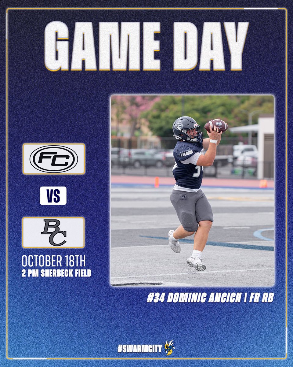 Another day to win🫡 
🆚 Bakersfield College
📍 Sherbeck Field 
🕛 2 PM
#swarmcity