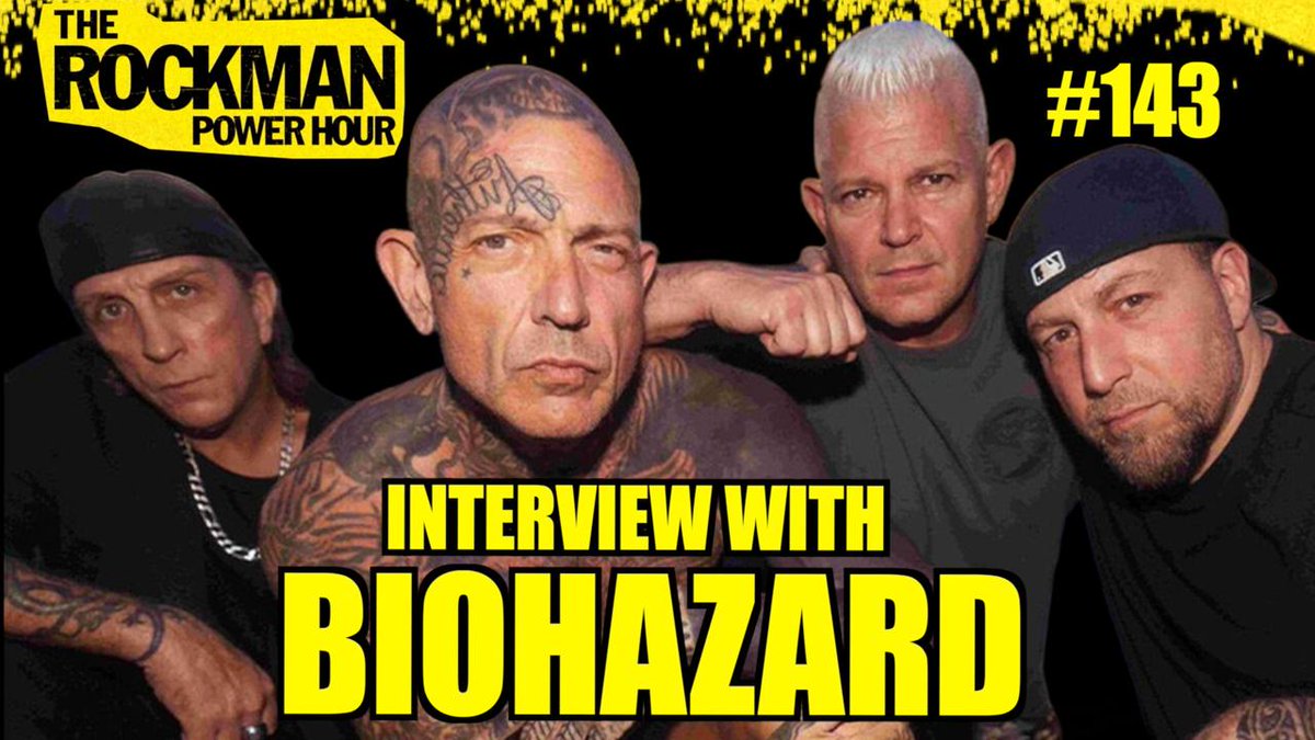 New episode with Evan Seinfeld of @biohazarddfl: youtu.be/fpSXHo7hLoM 
They have a new album and are currently touring!
#biohazard #podcast #therockmanpowerhour
