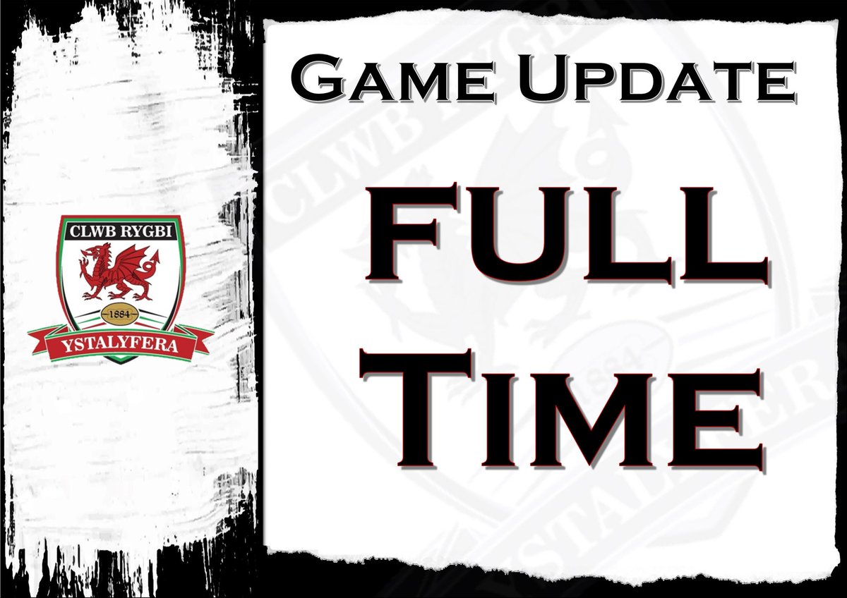 Full Time

<a href="/ystalyferarfc/">YstalyferaRFC</a> 25 (3T) - 35 (3T) <a href="/AbercraveRFC/">Abercrave RFC</a>

<a href="/AllWalesSport/">All Wales Sport</a>