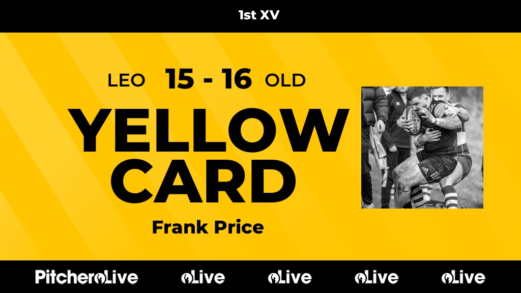 54': Frank Price is yellow carded for Leodiensian
#LEOOLD #Pitchero
leodiensian.co.uk/teams/13276/ma…