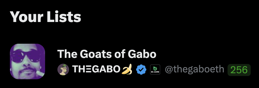 I'm creating a new goat list.

Only real goats will be on this list.

Say "Hi Gabo" + rt if you think you should be on this list.