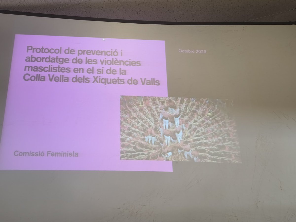 collavella's tweet photo. Avui hem presentat el nostre Protocol de prevenció i abordatge de les violències masclistes.

Seguim fent pinya per espais segurs i igualitaris.

#collavella https://t.co/bi1lTrmSE1