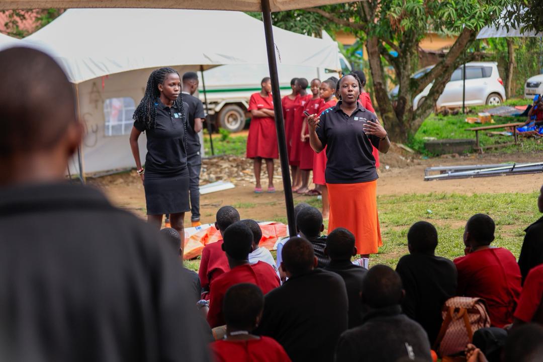 reachahand's tweet image. We're also asking the young people how they manage stress at school!

Yes, young people can get stressed while at school, and the girls of Trinity College Nabbingo tell us the exam seasons tend to bring out more stress than other seasons. 

#GNTrybe #YourTrybeYourVybe