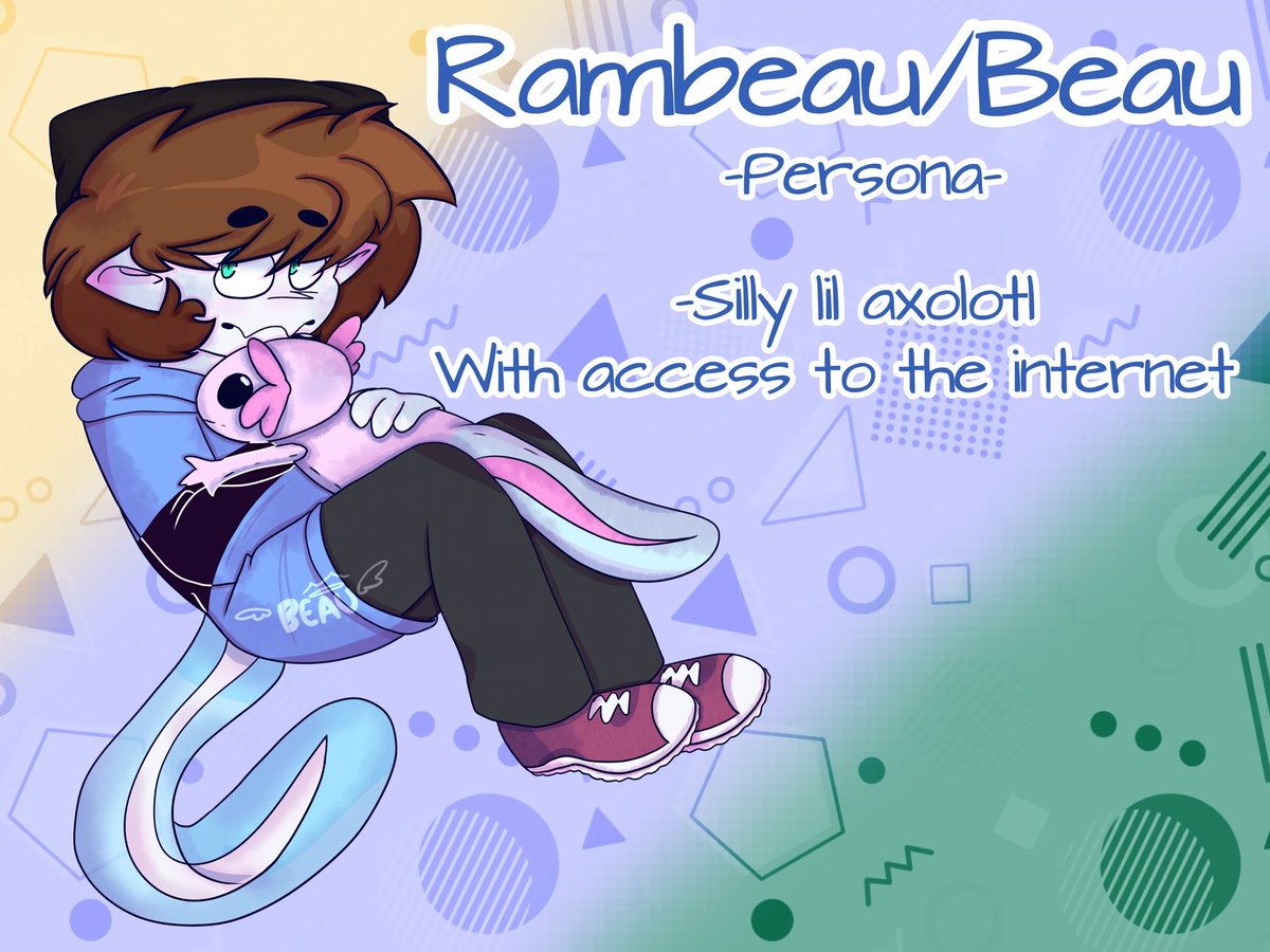 RambeauWasTaken's tweet photo. Meet the Artist/Streamer
#OriginalArt #digitalart #antiaart #antia #ocart #axolotloc https://t.co/iOqigmfD05