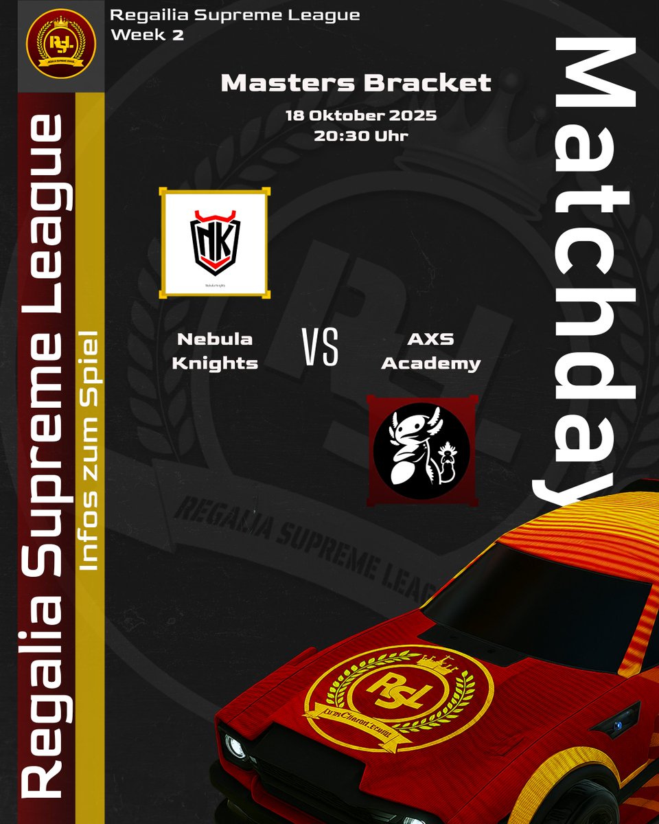 RSLRocketLeague's tweet photo. Es war recht ruhig die Woche aber wir gehen mit Vollgas ins Wochenende mit einem packenden Spiel zwischen Nebula Knights Vs. AXS Academy wer wird gewinnen? Seid dabei und feuert an. Gecastet von HuRRiCaNe auf TikTok.
@KnightsNebula @AxelusOfficial https://t.co/pNbR9gsa2n
