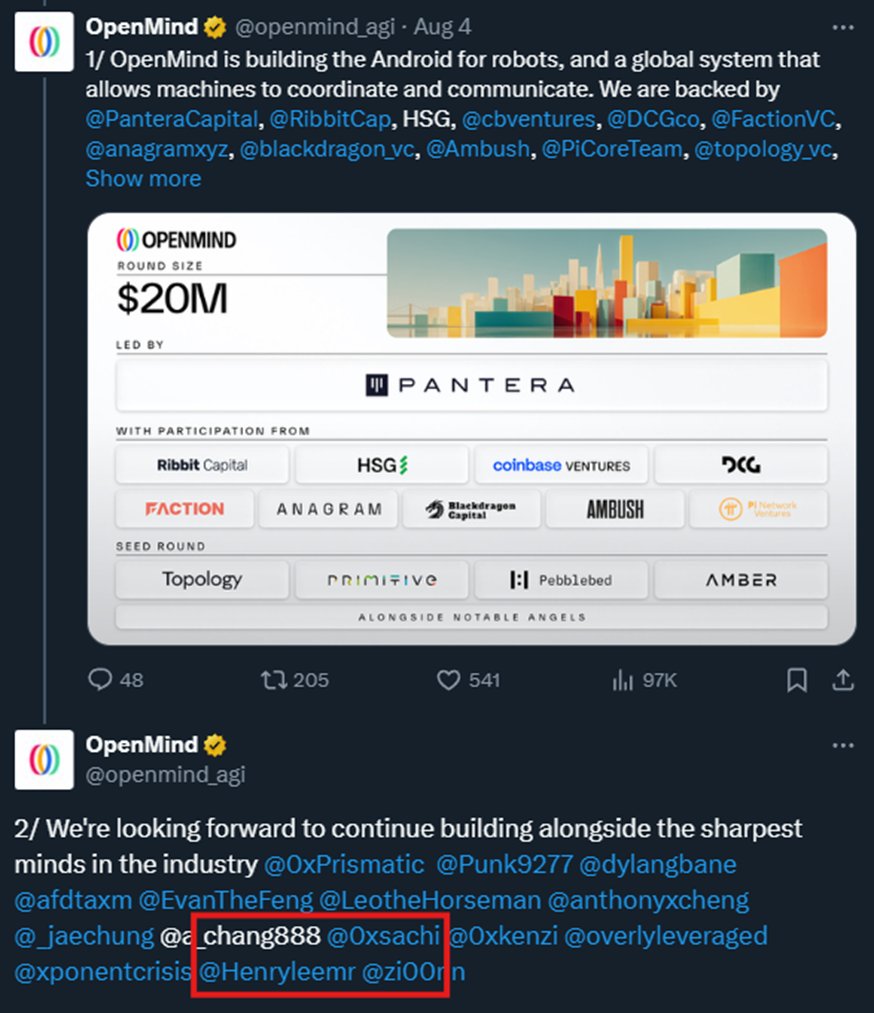 jeg6322's tweet image. Projects expanding the @openmind_agi robotics narrative.
1. @SentientAGI – a decentralized AGI network that shares the vision of collaborative intelligence
2. @GoKiteAI – enables expansion into robot financing and agentic payment for physical AI systems
3. @peaq – a network…