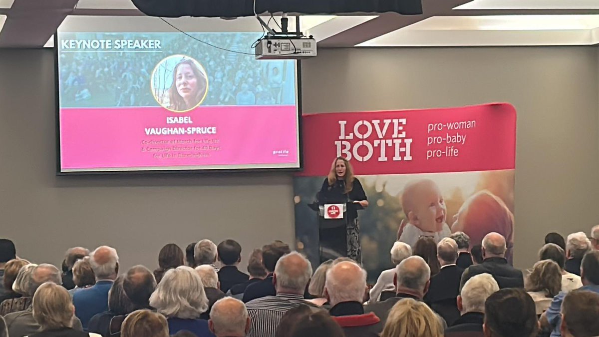 prolifecampaign's tweet image. Wow! Our keynote speaker Isabel Vaughan-Spruce gave an extremely powerful talk - leaving us all with a lot to think about. 

The bravery &amp;amp; courage she demonstrated was truly inspiring. 

#PLCConference2025 #PLC2025