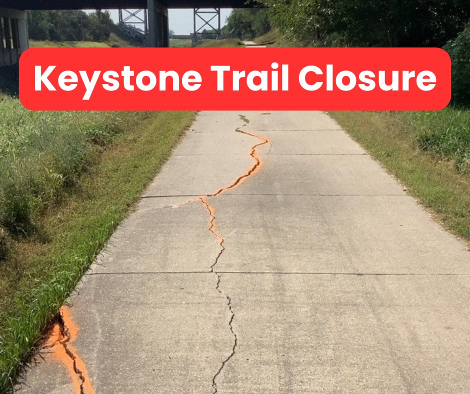 Starting Monday, October 20th, a section of the Keystone trail, between Grover and I-80, will be closed for concrete repairs. We do not have an alternate route at this time.