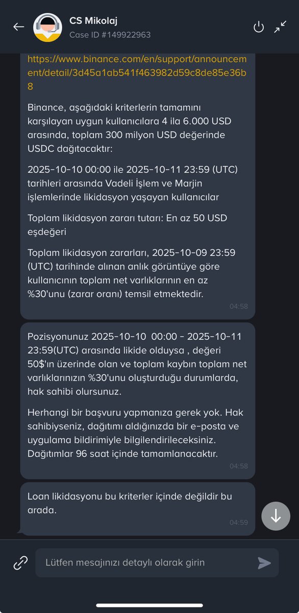 Uzun Yıllardır Kullandığım #Binance Borsasını

 Bugün İtibari ile Kullanmamaya Karar Verdim

Beni Seven Dostlarım Sizlerde Bu Borsayı Kullanmayın

#BinanceLoan'da  ve #Futures'te Olan Tüm varlığım Cuma Piyasa Çöküşünde Liqit Oldu 

#TogetherInitiative Adında Bir Destek Programı