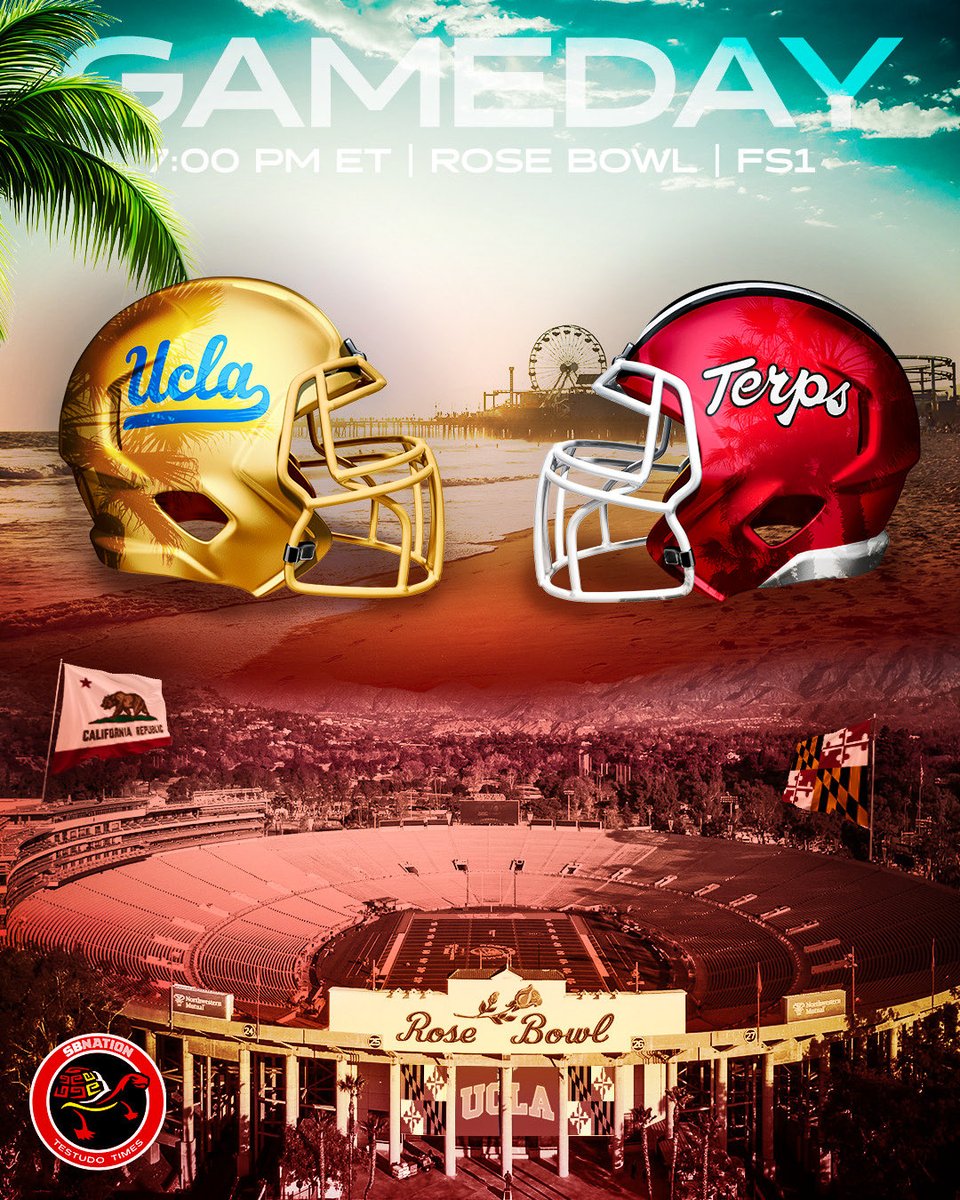 Maryland football looks to get back on track today as it heads out west to face UCLA in the Rose Bowl.

Both team’s have hit a pivotal point in its seasons. Maryland has lost two in a row after winning its first four.  UCLA has won two in a row after losing its first four.
