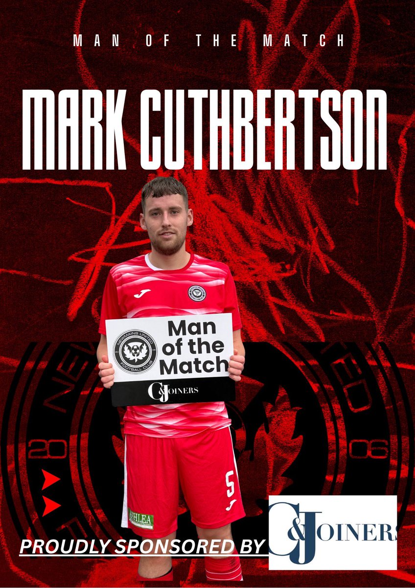 Today’s Man Of The Match v Vale Of Leven