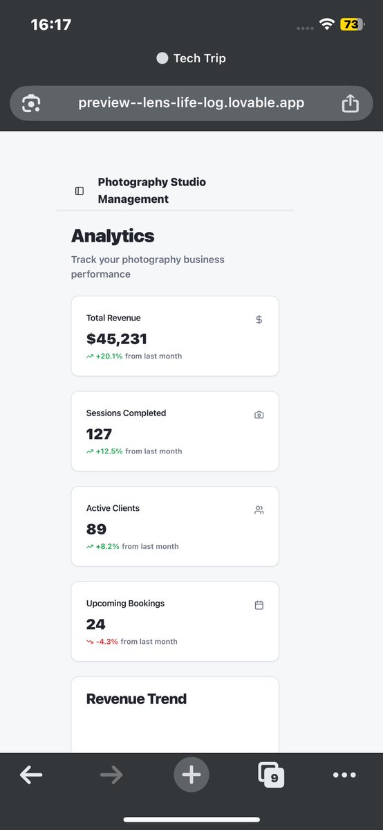 omoware_ayomide's tweet image. Was able to add a dashboard, analytics and Billings feature before I ran out of daily credits😅🫶🏼
In the meantime, kindly give me a follow, a like and a RT so you won’t miss the finished project. Jazakhumllahi khairan always @omoalhajaabiola #technewbie #aicodingtool