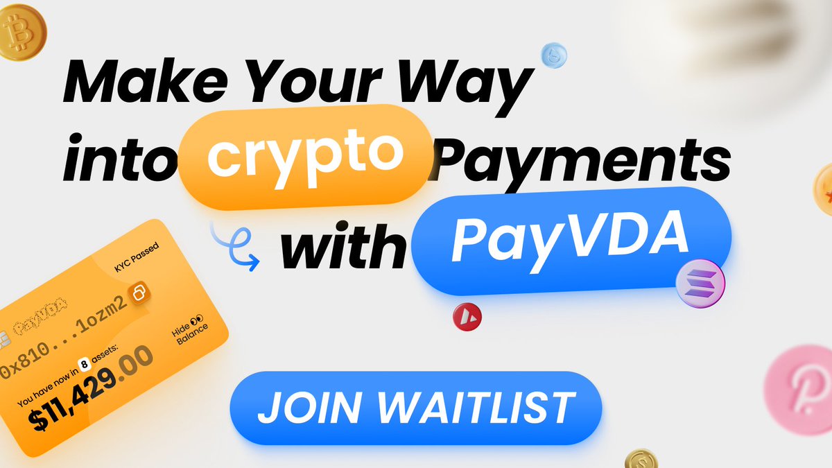 PayVDA_hq's tweet image. Never interacted with crypto?

With PayVDA, it’s so simple that opening a regular bank account feels like trying to run Netflix on a VHS player.

Want to create your wallet in seconds and get instant access to multiple chains?

Secure Waitlist spot now 👇

payvda.com