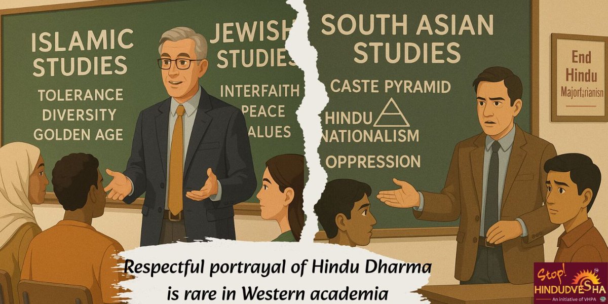 Hindu kids in the West are being guilt-tripped out of their roots. “Caste” is shoved into every class, every club, every debate — till they start hating their own heritage. 
stophindudvesha.org/why-hindus-mus…
While others build billion-dollar faith-based colleges, we send our kids into woke
