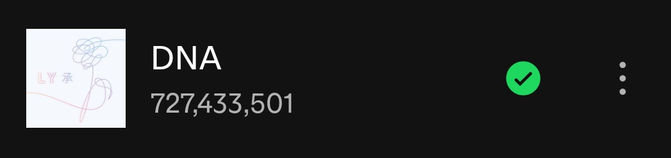 📊| Most streamed 2017 songs by K-Acts on Spotify –

#1. Artist — 728,278,641 (+286,633)
#2. #BTS_DNA — 727,433,501 (+242,136)

GAP: (-845,140)
( 🚨 Add DNA to your daily pl if you haven't already, PUSH)
