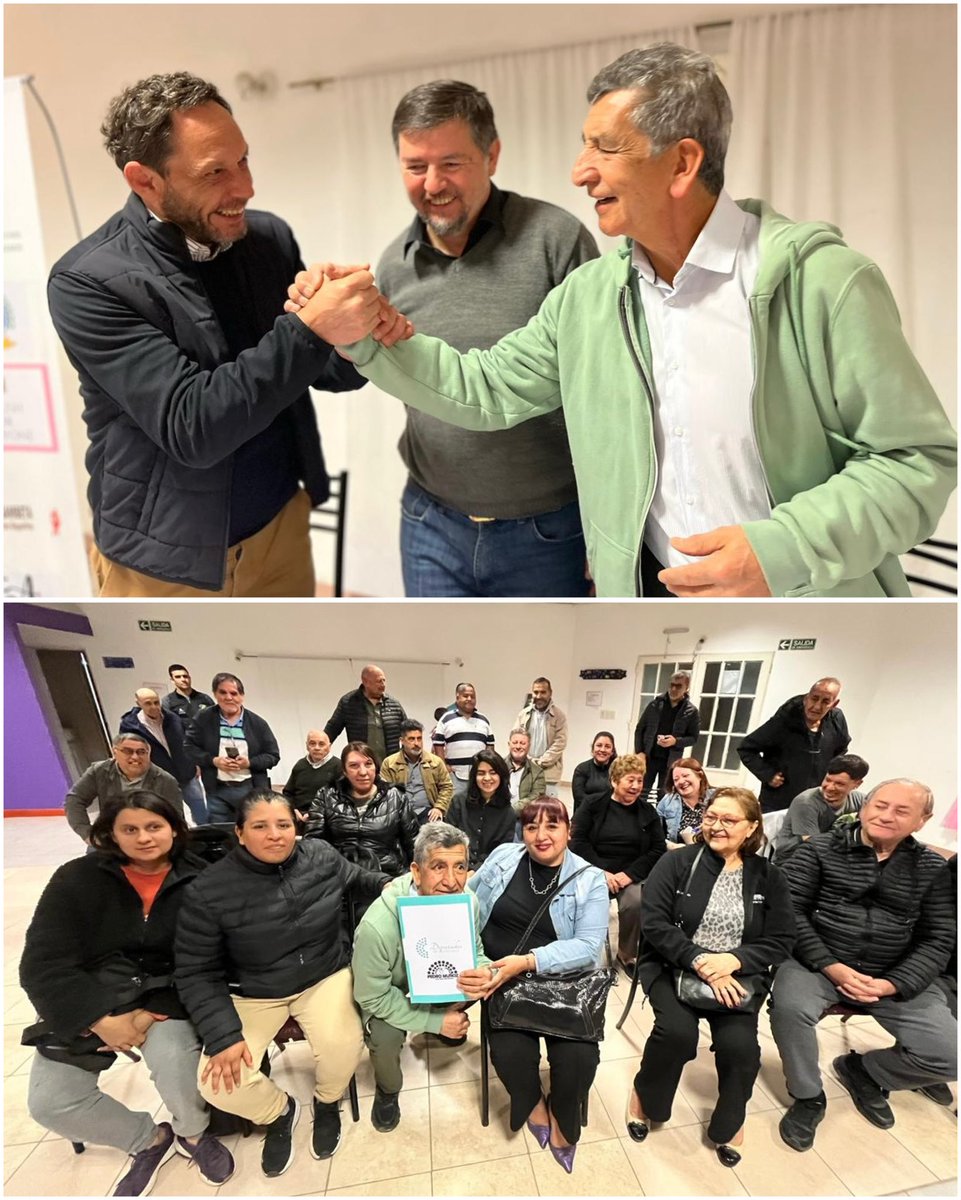 maxi ferraro 🎗️ (@maxiferraro) on Twitter photo Antes de volver a Buenos Aires, junto a Pedro Muñoz reconocimos a otro vecino de Caleta Olivia. Miguel Nievas, quien migró desde Catamarca, es un vecino con una destacada labor social, que con gran esfuerzo y trabajo aportó al desarrollo de su tierra.
Un reconocimiento más que Antes de volver a Buenos Aires, junto a Pedro Muñoz reconocimos a otro vecino de Caleta Olivia. Miguel Nievas, quien migró desde Catamarca, es un vecino con una destacada labor social, que con gran esfuerzo y trabajo aportó al desarrollo de su tierra.
Un reconocimiento más que