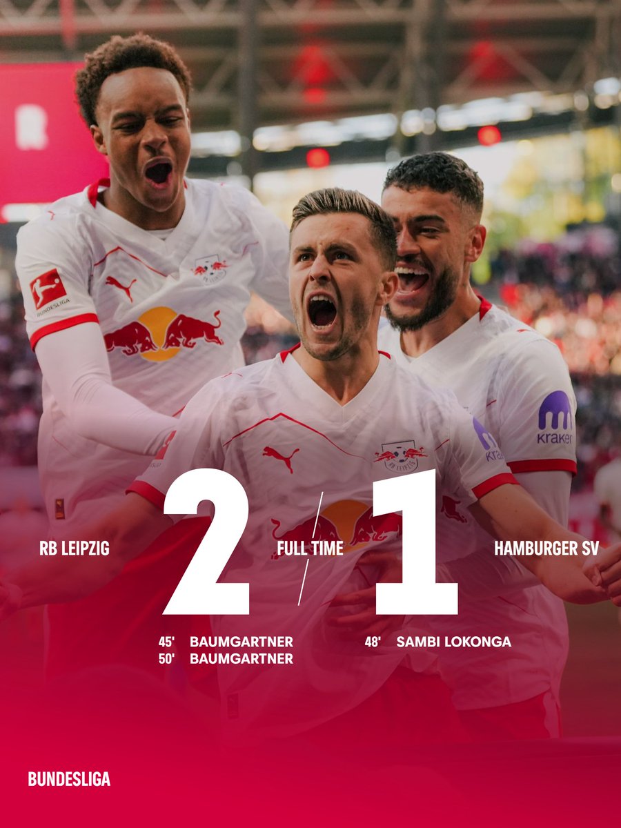 THREE POINTS SECURED! ✔️🤩

⏱️ FT | 2-1 | #RBLHSV