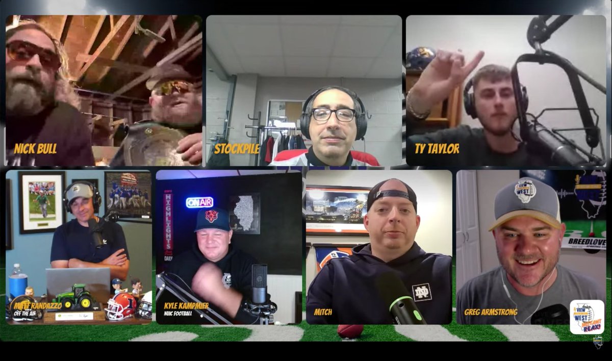 INSTANT REAX LIVE, Week 8!

🏈 Mike Morrissey, <a href="/Moline_Football/">Moline Football</a> 
🏈 Coy Dorothy, <a href="/CoyDorothy_/">Coy Dorothy</a> 
🏈 Guy Dierikx <a href="/GuyDierikx/">Guy Dierikx</a> 
🏈 Sean Downey,Stockton <a href="/NUICFootball/">NUIC Football</a>

Coaches, scores, reactions and <a href="/BrianStocking/">Brian Stocking</a> singing! 🎶What else do you need?!

➡️WATCH NOW: youtube.com/live/rNr0XotAp…