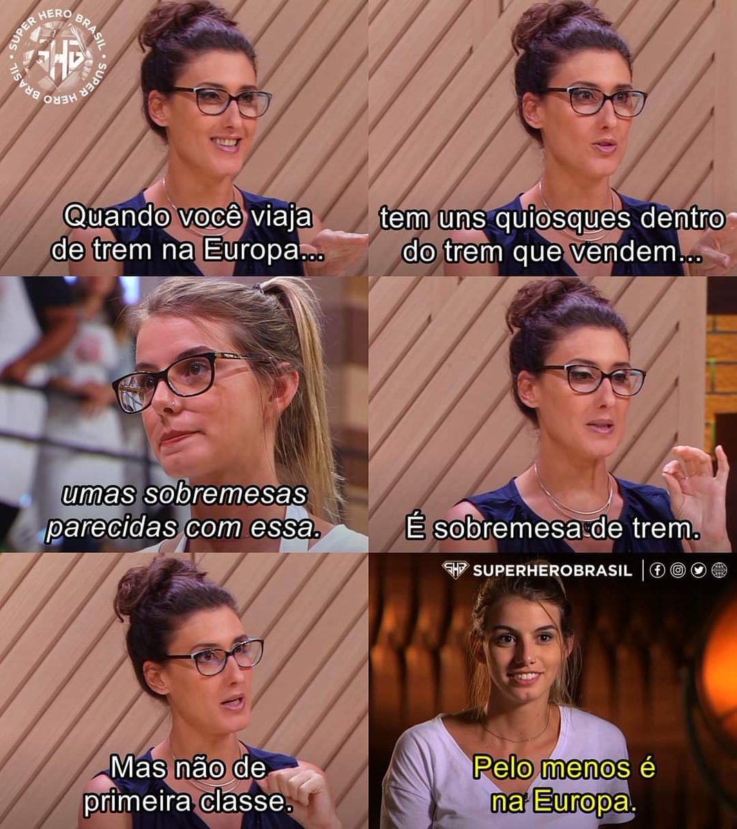 A aluna falando que hj eu to parecendo modelo da C&amp;A, mesma energia desse momento aqui: