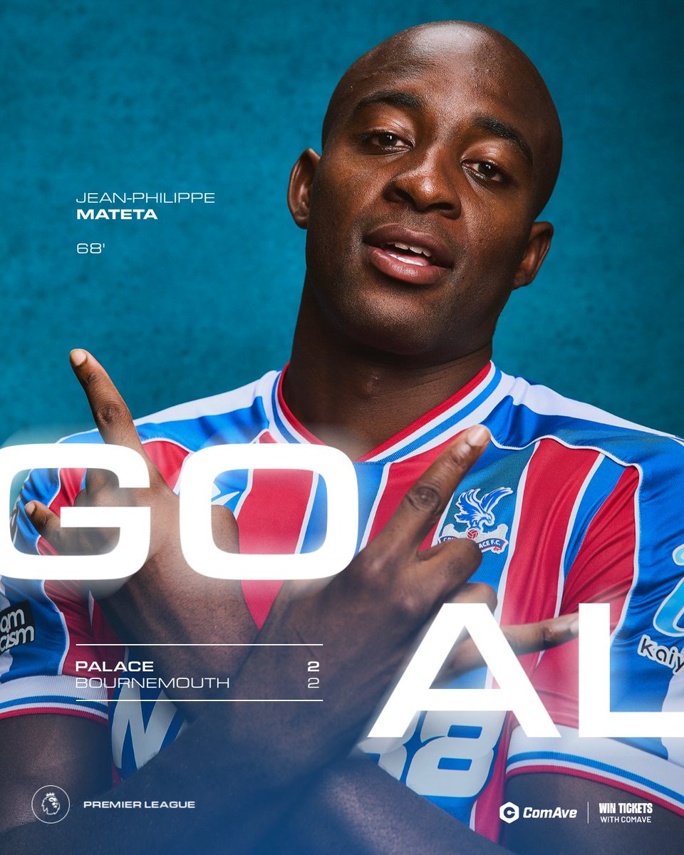 CPFC's tweet image. I LOVE JEAN-PHILIPPE MATETA 

WE ARE LEVEL