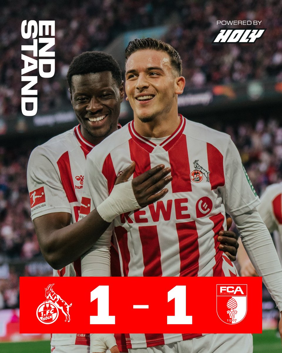 fckoeln's tweet image. Punktgewinn nach Rückstand. Starker Fight, Jungs!
___
1:1 (90.) #KOEFCA #effzeh #bundesliga