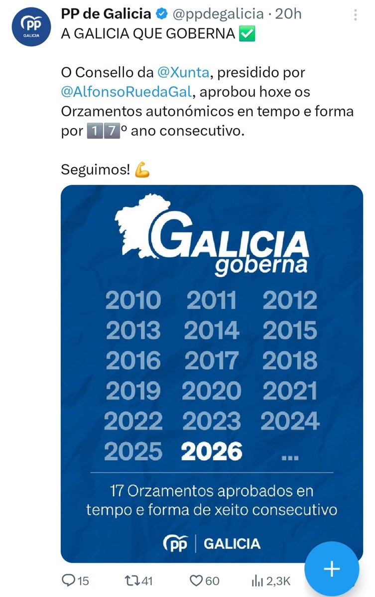 Ten moitísimo mérito que o consigan tendo maioría absoluta.