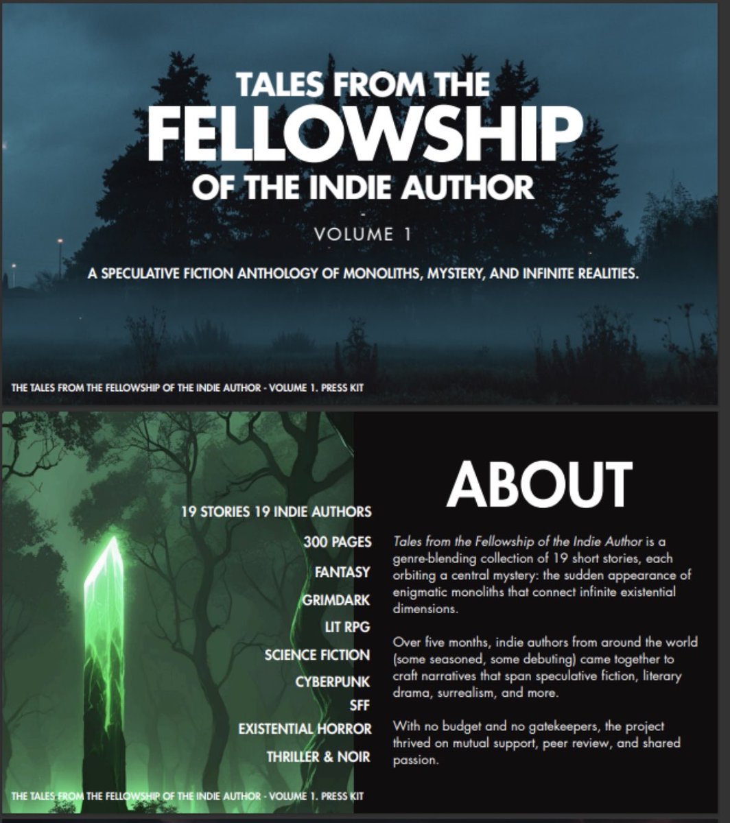 kpmaloyauthor's tweet image. Today I want to take advantage of your kindness and platform to promote this book.
I am super stoked to be included in this anthology with these fantastic members of the FOTIA🎉
Thank you Lee💫

a.co/d/4gQgBsJ