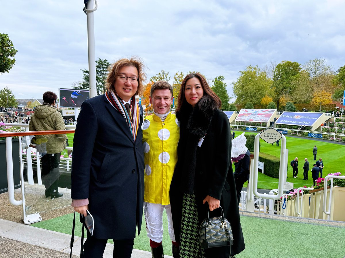 Very happy to have a reunion with my buddy <a href="/oismurphy/">Oisín Murphy</a> at the QIPCO British Champions day <a href="/Ascot/">Ascot Racecourse</a>