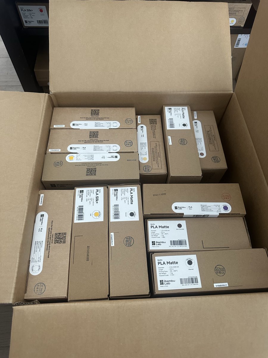 New colours arrived. 

Let’s print