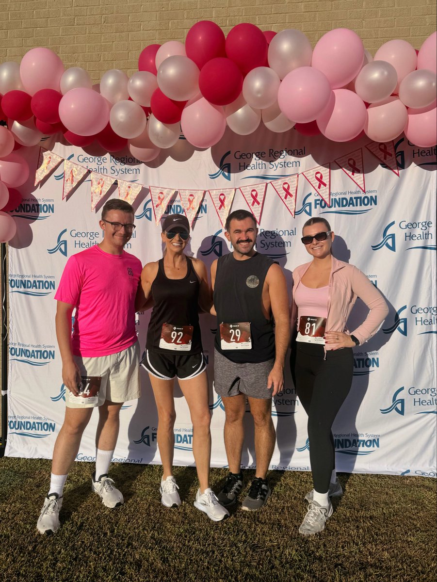 SRConnectMS's tweet image. Singing River Connect sponsored a team for George Regional Health System Foundation’s Pink Pumpkin 5K today! We are proud to support our local communities and breast cancer fighters, survivors, and their families.💗

#breastcancerawarenessmonth🎀  #trustedlocal