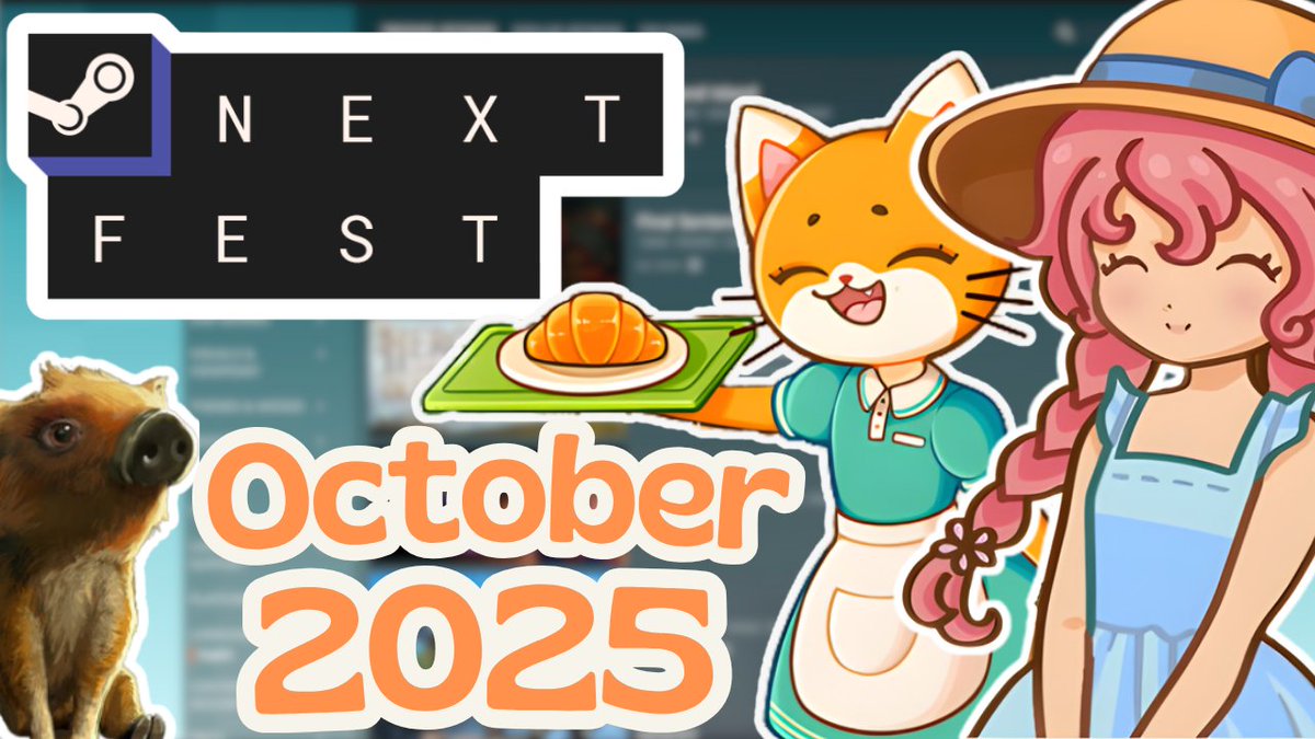 MelissaVerse's tweet photo. I played some really awesome Steam Demo's during the October Next Fest This week. I think you should check them out to. As always make sure you Wishlist the games your excited for 💜

https://t.co/7WR5XRIZr9 https://t.co/OTBABLrOP1